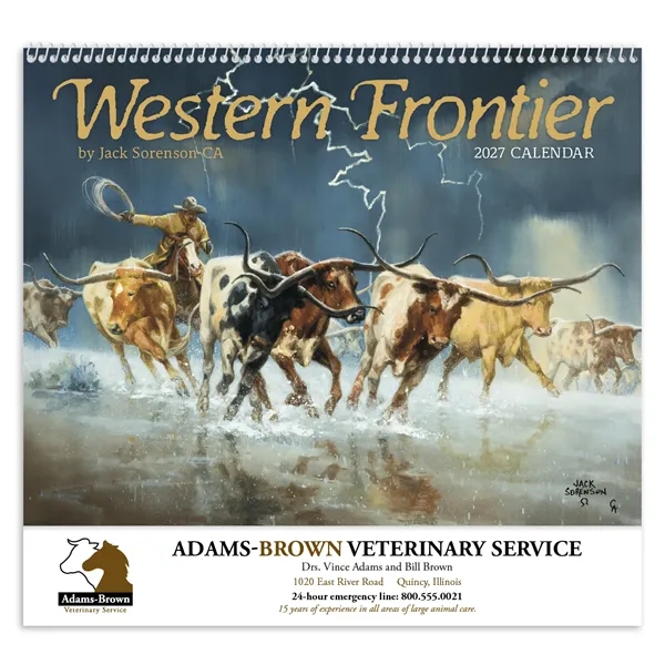 Western Frontier - Spiral... from ASI 40480 Koozie Group / Norwood Triumph Calendar