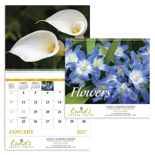 Flowers - Spiral... from ASI 40480 Koozie Group / Norwood Triumph Calendar