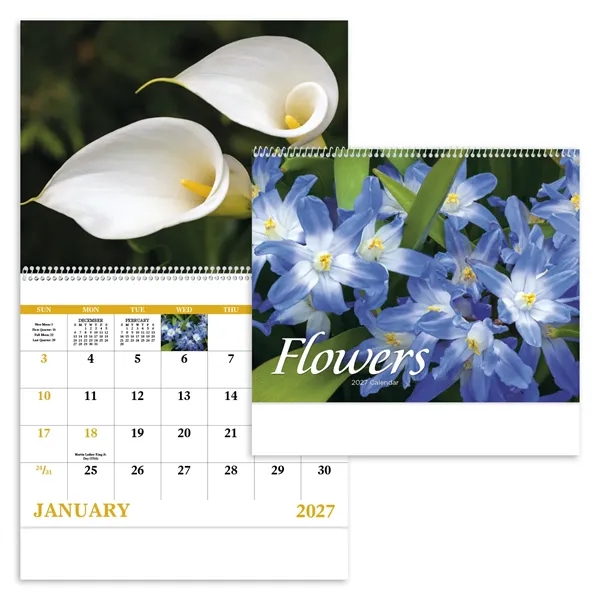 Flowers - Spiral... from ASI 40480 Koozie Group / Norwood Triumph Calendar