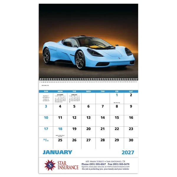 Exotic Sports Cars - Spiral... from ASI 40480 Koozie Group / Norwood Triumph Calendar