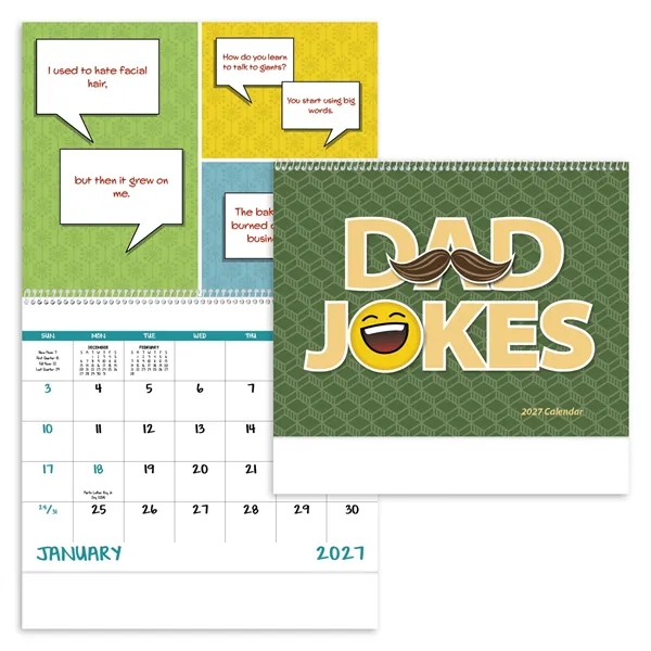 Dad Jokes - Spiral... from ASI 40480 Koozie Group / Norwood Triumph Calendar