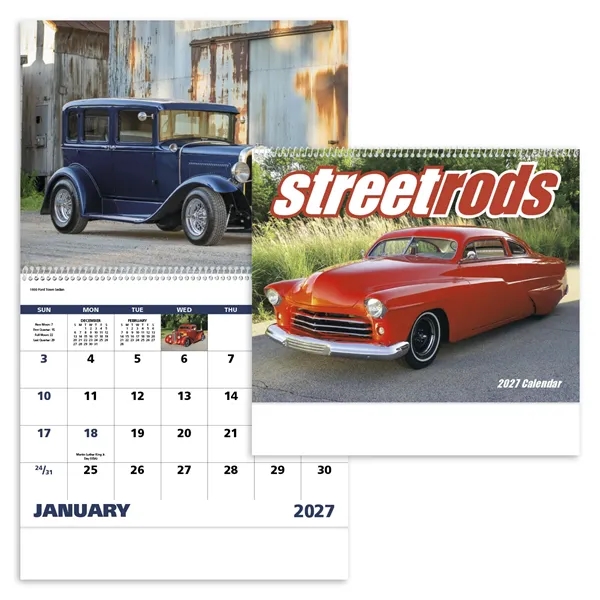 Street Rods - Spiral... from ASI 40480 Koozie Group / Norwood Triumph Calendar