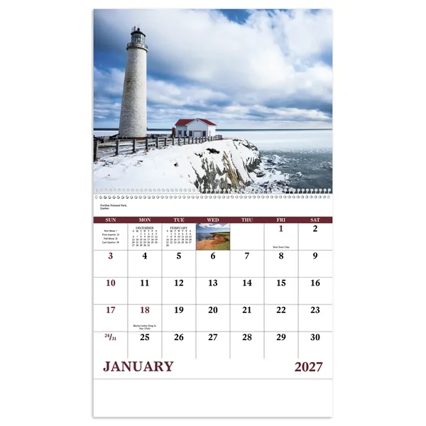 Canadian National Parks - Spiral... from ASI 40480 Koozie Group / Norwood Triumph Calendar