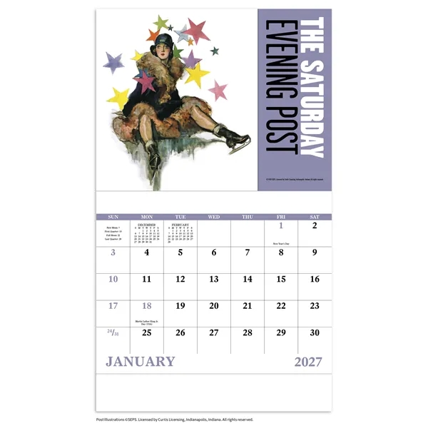 The Saturday Evening Post - Stapled... from ASI 40480 Koozie Group / Norwood Triumph Calendar