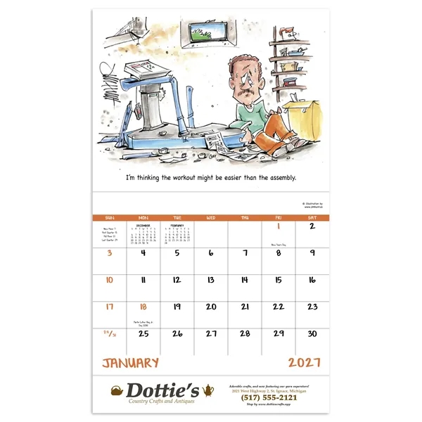 Laughing It Up - Stapled... from ASI 40480 Koozie Group / Norwood Triumph Calendar