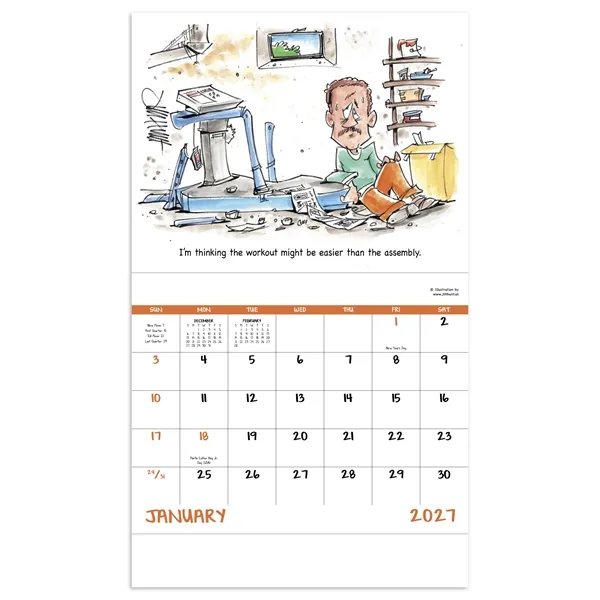 Laughing It Up - Stapled... from ASI 40480 Koozie Group / Norwood Triumph Calendar