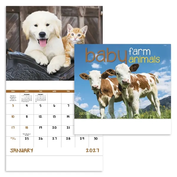 Baby Farm Animals - Stapled... from ASI 40480 Koozie Group / Norwood Triumph Calendar