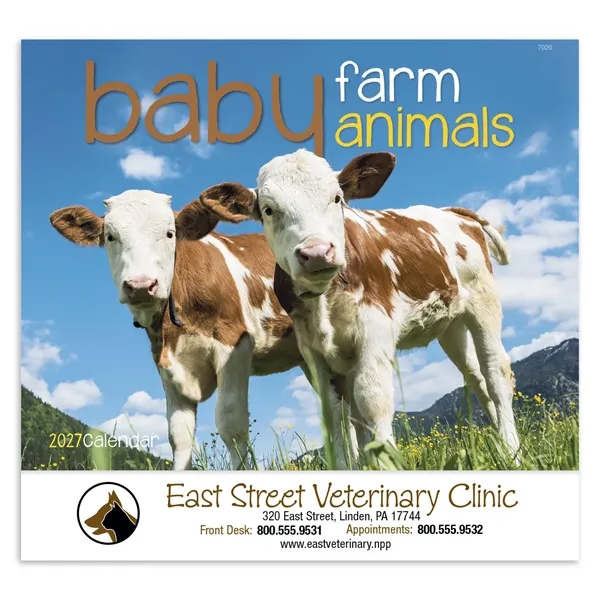 Baby Farm Animals - Stapled... from ASI 40480 Koozie Group / Norwood Triumph Calendar