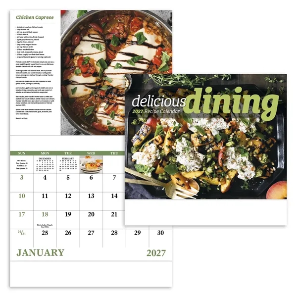 Delicious Dining - Stapled... from ASI 40480 Koozie Group / Norwood Triumph Calendar