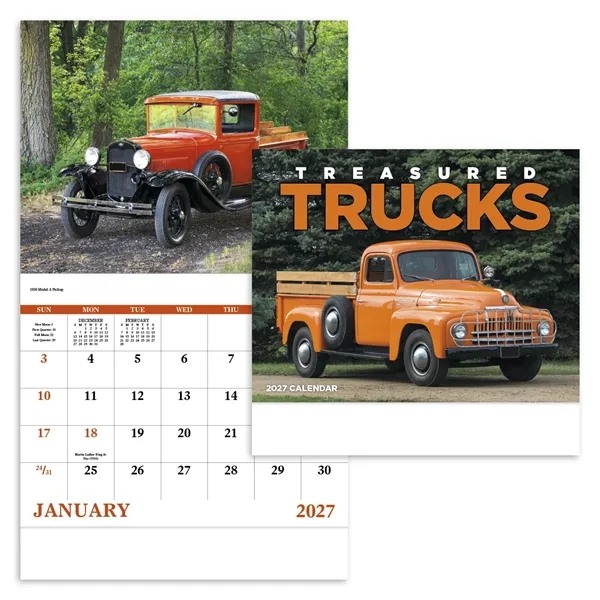 Treasured Trucks - Stapled... from ASI 40480 Koozie Group / Norwood Triumph Calendar