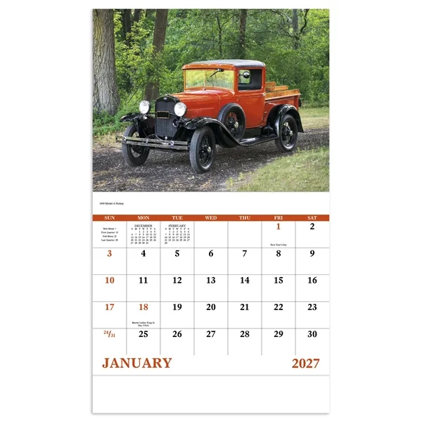 Treasured Trucks - Stapled... from ASI 40480 Koozie Group / Norwood Triumph Calendar