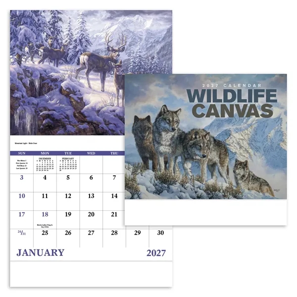 Wildlife Canvas - Stapled... from ASI 40480 Koozie Group / Norwood Triumph Calendar