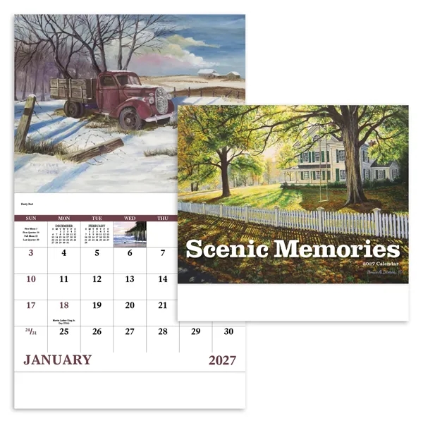 Scenic Memories - Stapled... from ASI 40480 Koozie Group / Norwood Triumph Calendar