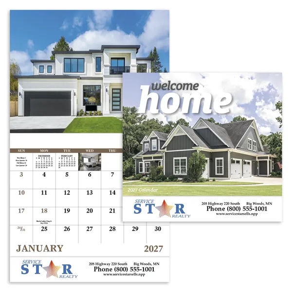 Welcome Home - Stapled... from ASI 40480 Koozie Group / Norwood Triumph Calendar