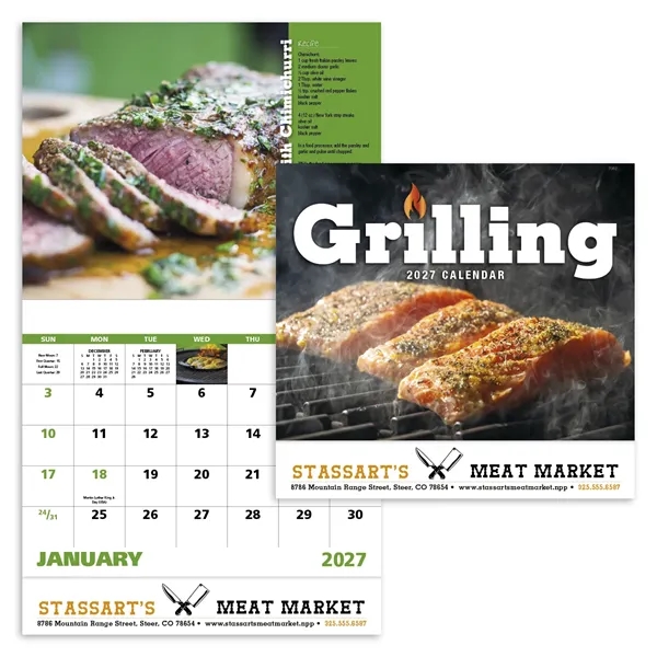 Grilling - Stapled... from ASI 40480 Koozie Group / Norwood Triumph Calendar