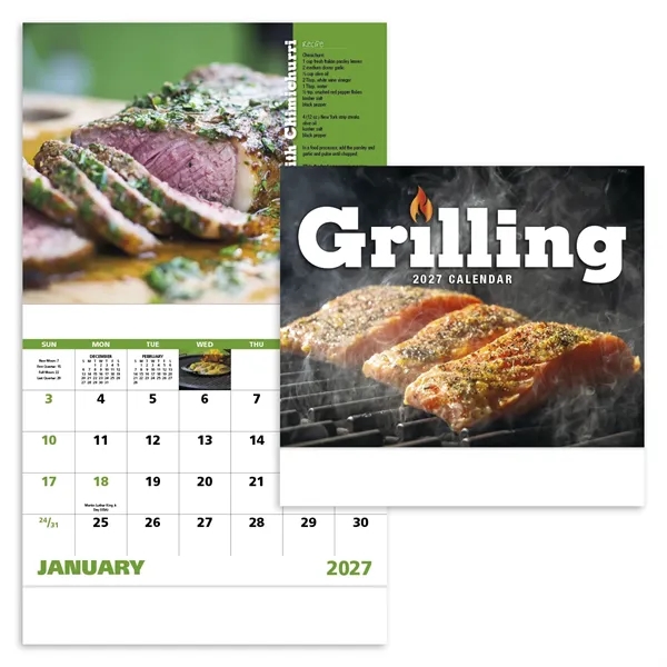 Grilling - Stapled... from ASI 40480 Koozie Group / Norwood Triumph Calendar