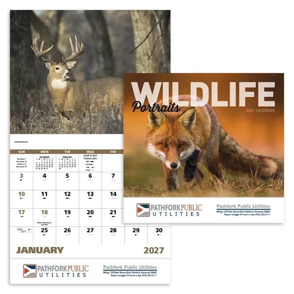 Wildlife Portraits - Stapled... from ASI 40480 Koozie Group / Norwood Triumph Calendar