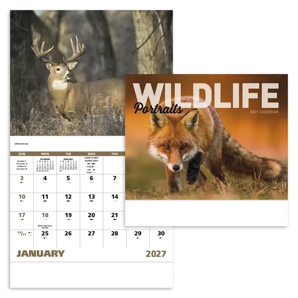 Wildlife Portraits - Stapled... from ASI 40480 Koozie Group / Norwood Triumph Calendar