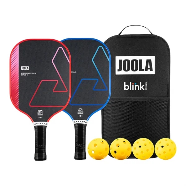 The Dash Pickleball Paddle Pack includes (2) 12mm JOOLA Essential paddles... from ASI 61005 Hirsch Gift Inc