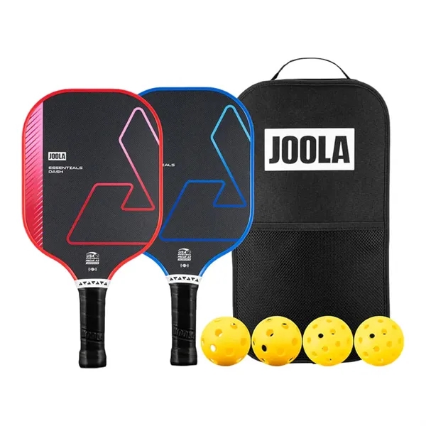 The Dash Pickleball Paddle Pack includes (2) 12mm JOOLA Essential paddles... from ASI 61005 Hirsch Gift Inc