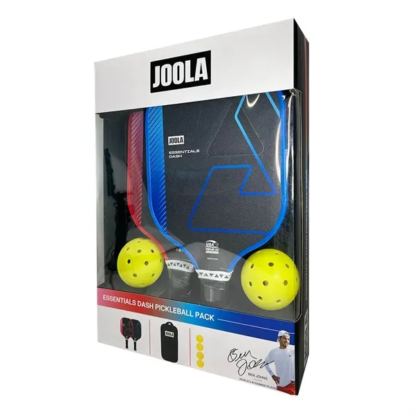 The Dash Pickleball Paddle Pack includes (2) 12mm JOOLA Essential paddles... from ASI 61005 Hirsch Gift Inc