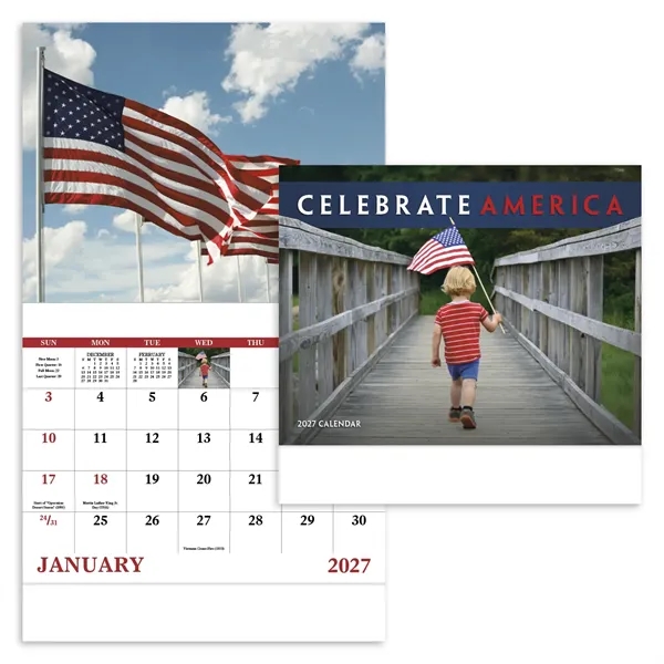 Celebrate America - Stapled... from ASI 40480 Koozie Group / Norwood Triumph Calendar