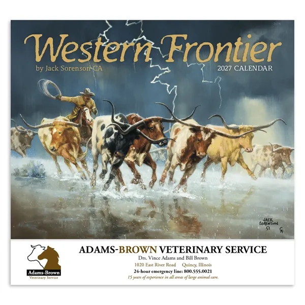 Western Frontier - Stapled... from ASI 40480 Koozie Group / Norwood Triumph Calendar