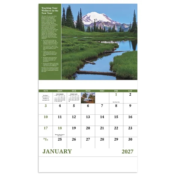 Healthy Living - Stapled... from ASI 40480 Koozie Group / Norwood Triumph Calendar