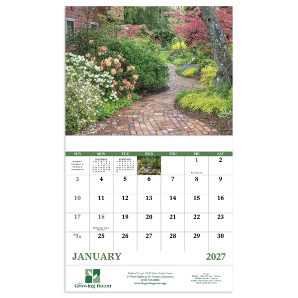 Garden Walk - Stapled... from ASI 40480 Koozie Group / Norwood Triumph Calendar