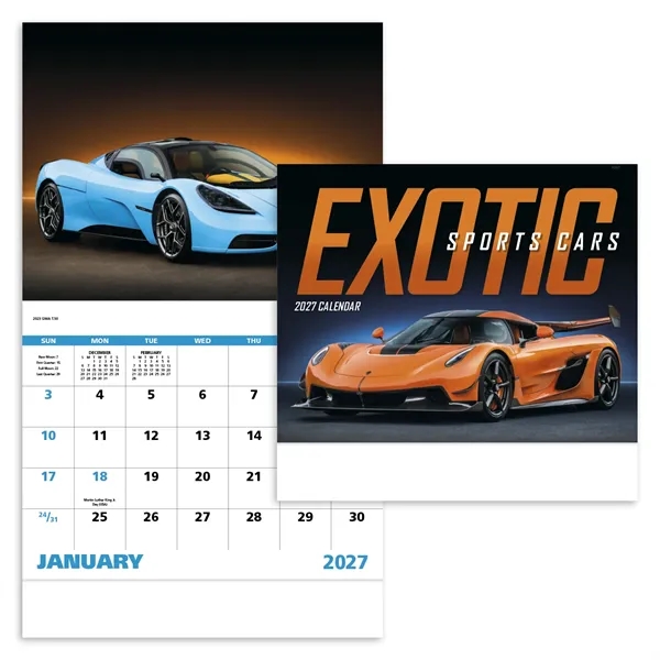 Exotic Sports Cars - Stapled... from ASI 40480 Koozie Group / Norwood Triumph Calendar