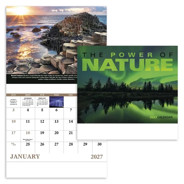 The Power of Nature - Stapled... from ASI 40480 Koozie Group / Norwood Triumph Calendar