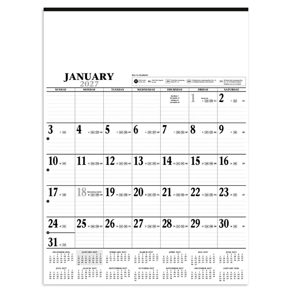 Large Contractor Calendar... from ASI 40480 Koozie Group / HotLine®
