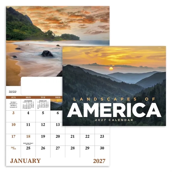 Landscapes of America - Window... from ASI 40480 Koozie Group / Norwood Triumph Calendar