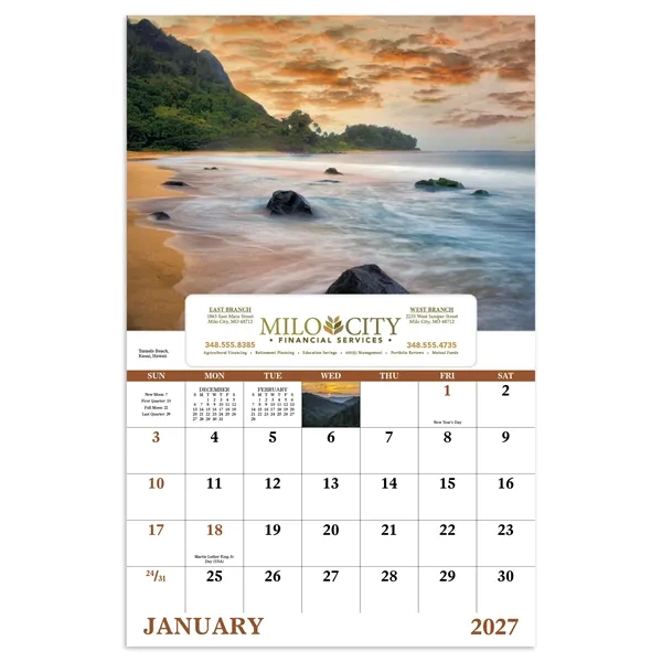 Landscapes of America - Window... from ASI 40480 Koozie Group / Norwood Triumph Calendar