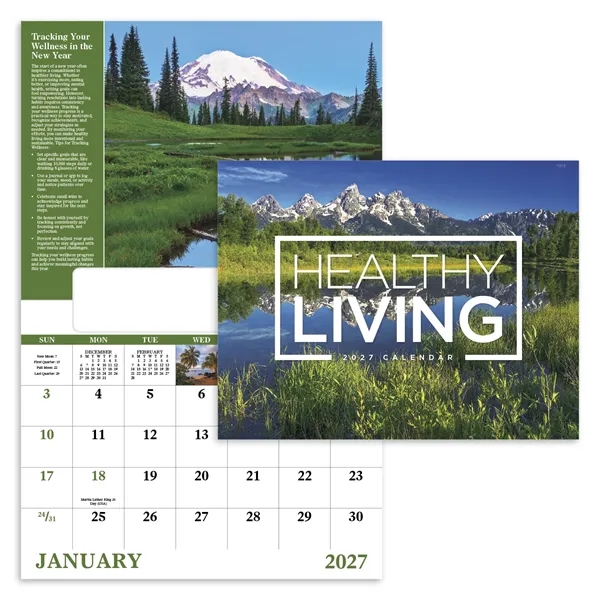 Healthy Living - Window... from ASI 40480 Koozie Group / Norwood Triumph Calendar