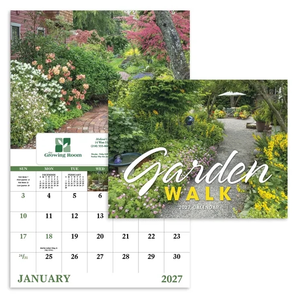 Garden Walk - Window... from ASI 40480 Koozie Group / Norwood Triumph Calendar