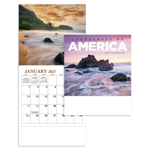 Landscapes of America - Mini... from ASI 40480 Koozie Group / Norwood Triumph Calendar