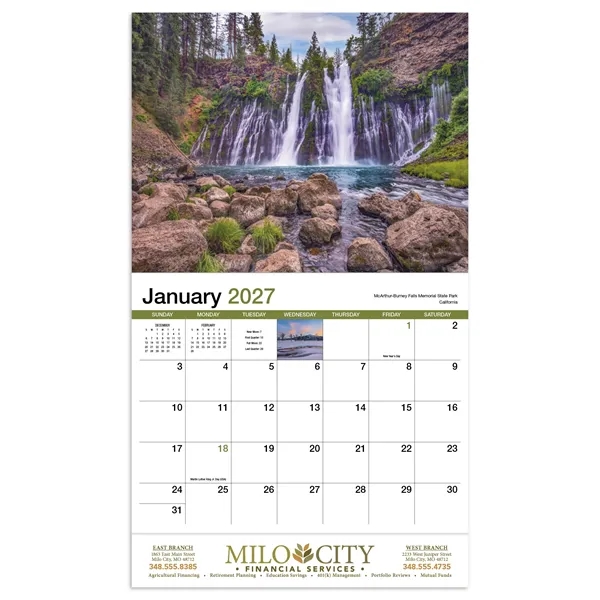 Scenic America® Appointment Calendar - Stapled... from ASI 40480 Koozie Group / HotLine®
