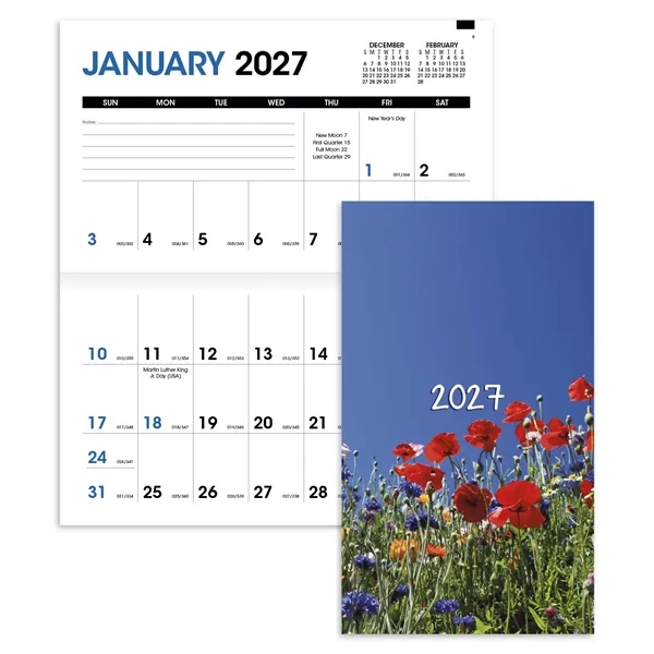 Colorful Impressions Monthly Pocket Planner... from ASI 40480 Koozie Group / Norwood Triumph Calendar