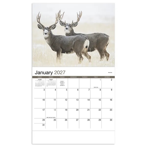 Wildlife Appointment Calendar - Stapled... from ASI 40480 Koozie Group / HotLine®