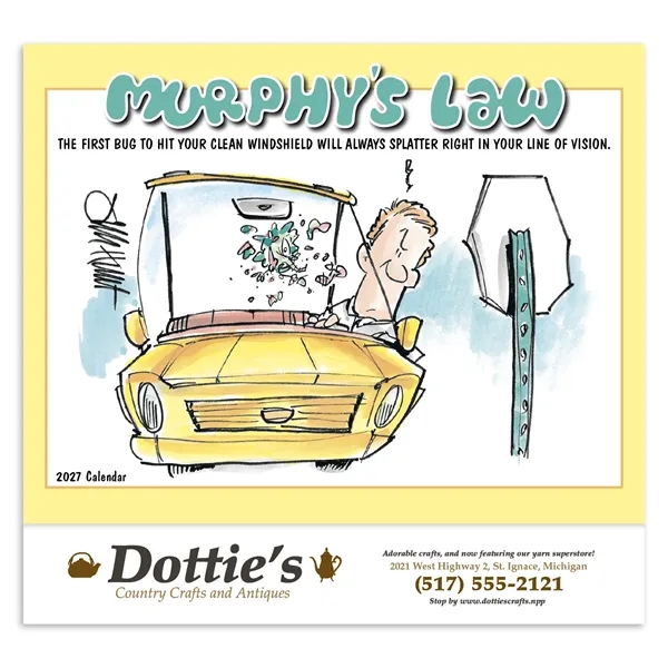 Murphy's Law Appointment Calendar - Stapled... from ASI 40480 Koozie Group / HotLine®