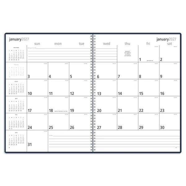 Monthly & Weekly Planner... from ASI 40480 Koozie Group / Norwood Triumph Calendar