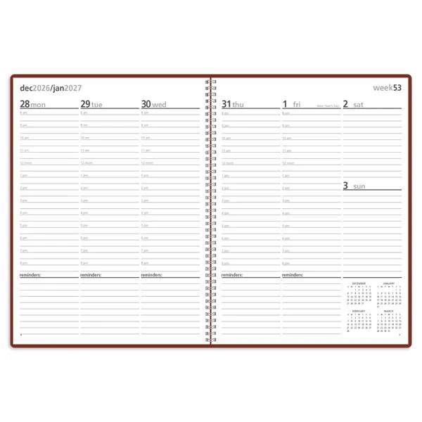 Monthly & Weekly Planner... from ASI 40480 Koozie Group / Norwood Triumph Calendar