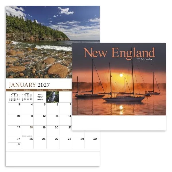 New England Appointment Calendar - Stapled... from ASI 40480 Koozie Group / HotLine®