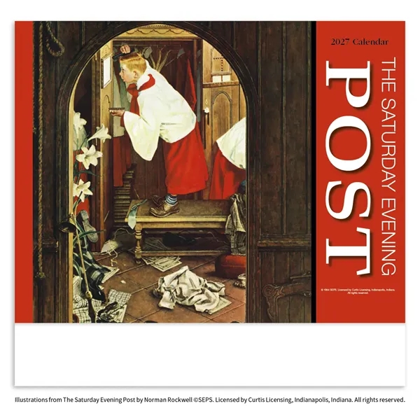 Saturday Evening Post Appointment Calendar - Stapled... from ASI 40480 Koozie Group / HotLine®