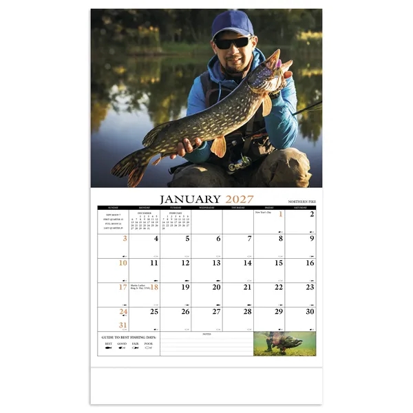 Fishing Guide Appointment Calendar - Stapled... from ASI 40480 Koozie Group / HotLine®