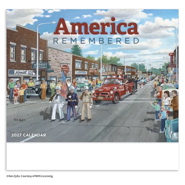 America Remembered Appointment Calendar - Stapled... from ASI 40480 Koozie Group / HotLine®