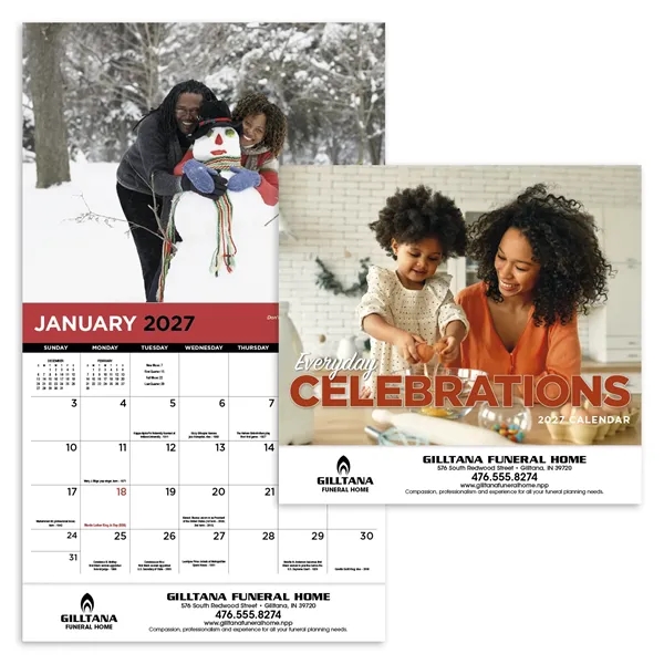 Everyday Celebrations Appointment Calendar - Stapled... from ASI 40480 Koozie Group / HotLine®
