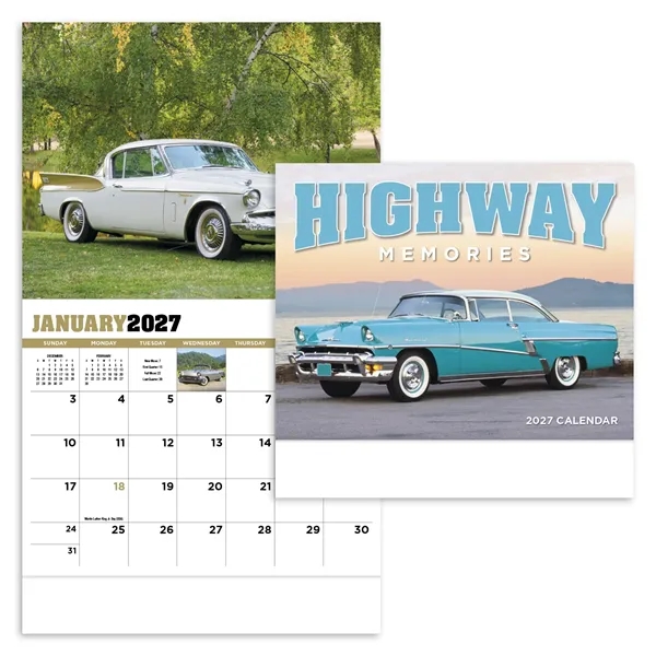 Highway Memories Appointment Calendar - Stapled... from ASI 40480 Koozie Group / HotLine®