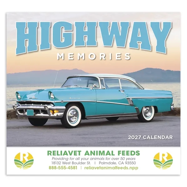 Highway Memories Appointment Calendar - Stapled... from ASI 40480 Koozie Group / HotLine®